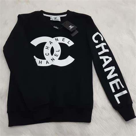 chanel logo sweatshirt.